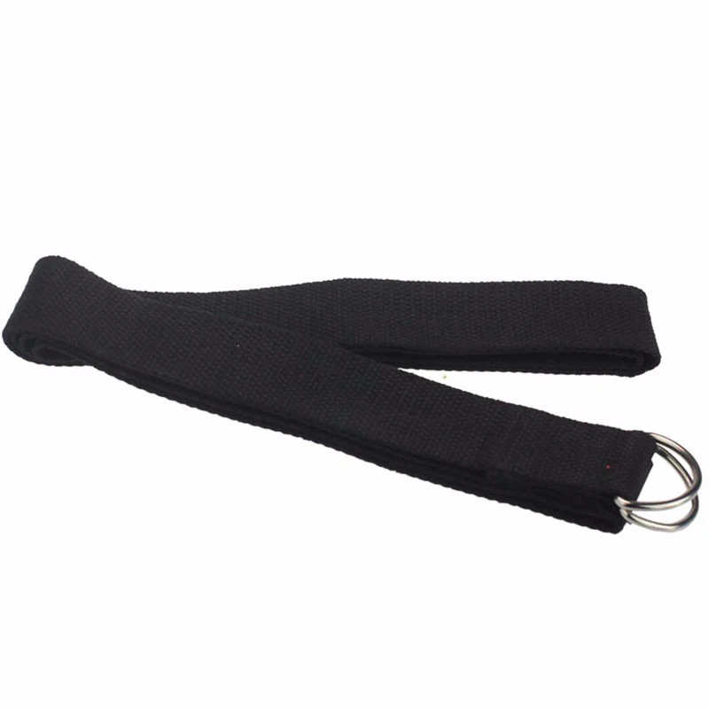 Yoga Stretch Strap D-Ring Buckle Belts Gym Fitness Equipment Women Shaped Weight Loss Tools Durable Cotton Exercise Belts Rope (19)