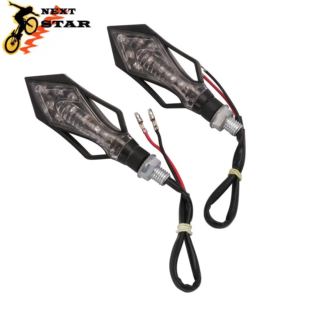 12 светодиодных указателей поворота для мотоцикла указатели Honda Yamaha CBR FZ1 FZ6 YBR YZF 125