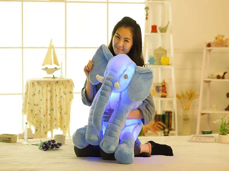 1 шт. 50 см мягкая игрушка слон светящийся музыкальный слон для детской подушки плюшевые игрушки мягкие животные Kawaii диван-кровать детская подушка