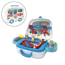 Дети ролевые игры Доктор Медсестры игра игрушка набор портативный скорая помощь медицинский набор для детей подарок для девочки мальчика