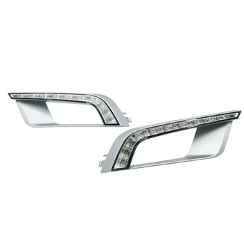 

2Pcs for 2016 Ford Ranger with Yellow Light, Dual-Color LED Daytime Running Lights