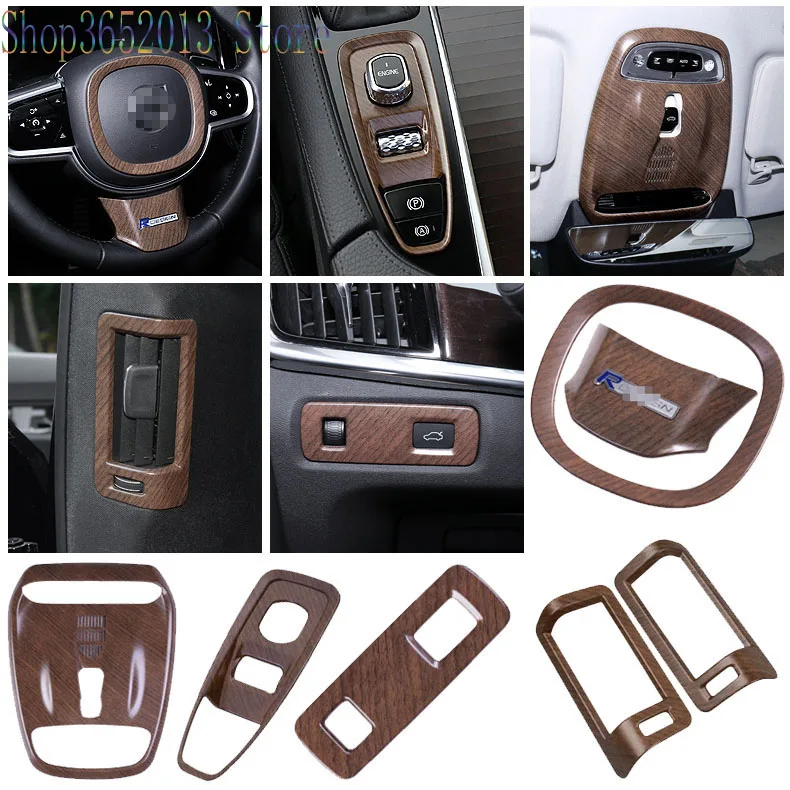 Car Styling Accessories Fit For Volvo Xc60 20182020 Internal Abs Wood