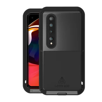

Shockproof Metal Case For Xiaomi Mi 10 Original Powerful Armor Water proof Transparent gorilla Glass Cover For Mi 10 Pro 6.67 5G