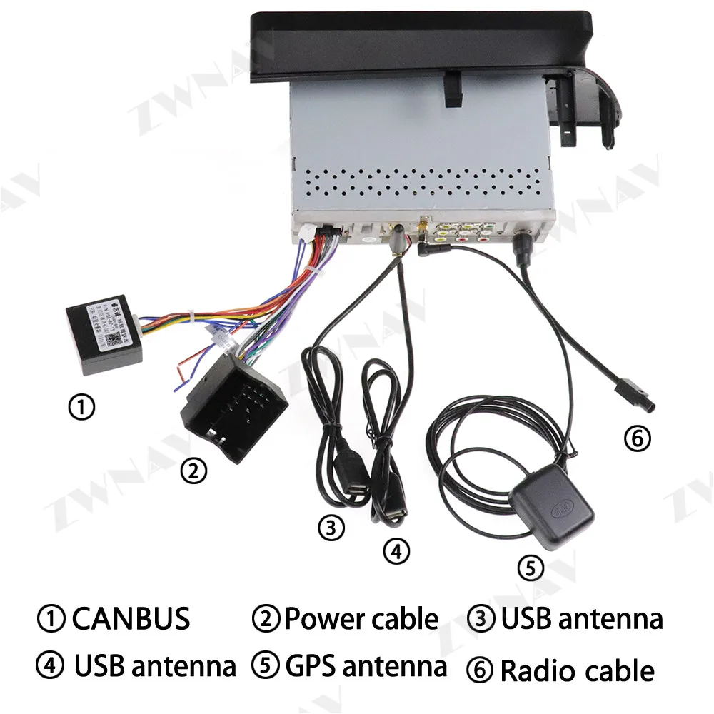  Carplay DSP IPS 4+64 Android 9.0 car multimedia player Citroen C5 201 2011 2012 GPS Glonass navi ra