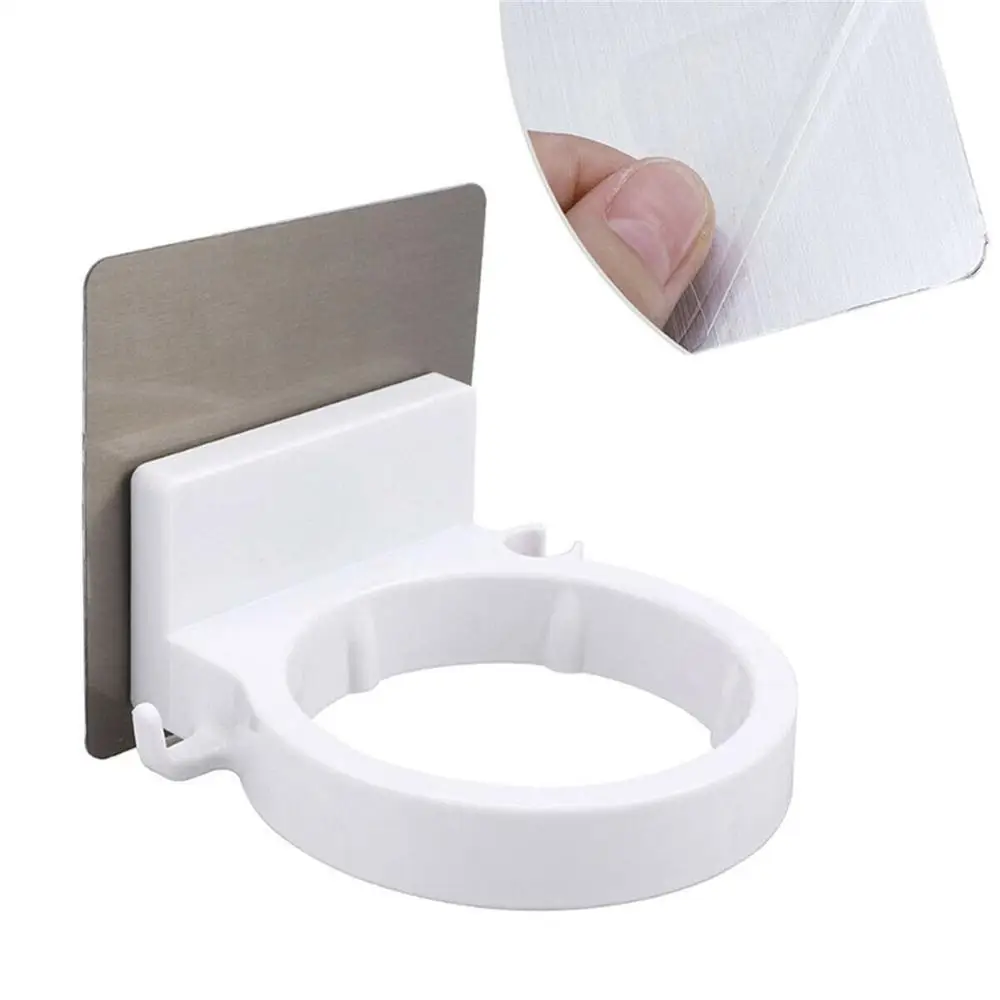 Hair Dryer Rack Home Bathroom Toilet Rack Drying Rack Storage Rack Free Punch Multi-Function Durable Wall Hanger