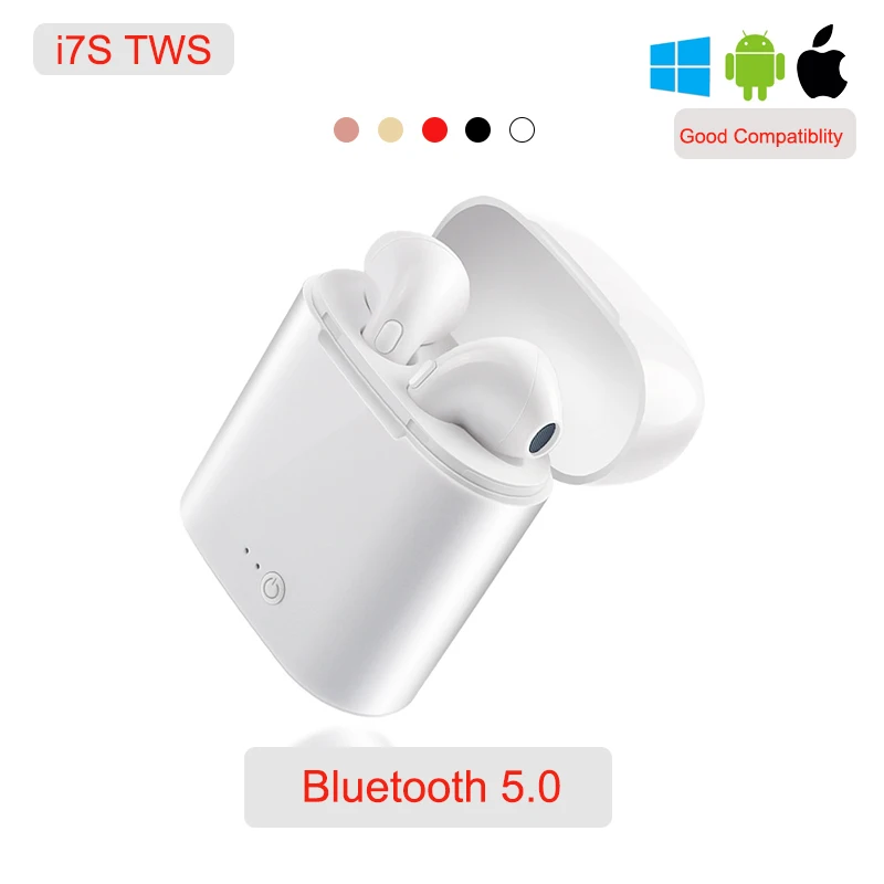 I7s TWS беспроводные наушники настоящие стерео Bluetooth 5 0 i7s для iPhone huawei Xiaomi|Наушники и