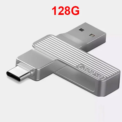 Xiaomi Mijia Jesis U диск тип-c двойной интерфейс USB 3,1 мобильный телефон U диск металлический материал 32 Гб 64 Гб 128 ГБ U диск Smart App - Цвет: Type-C   128G