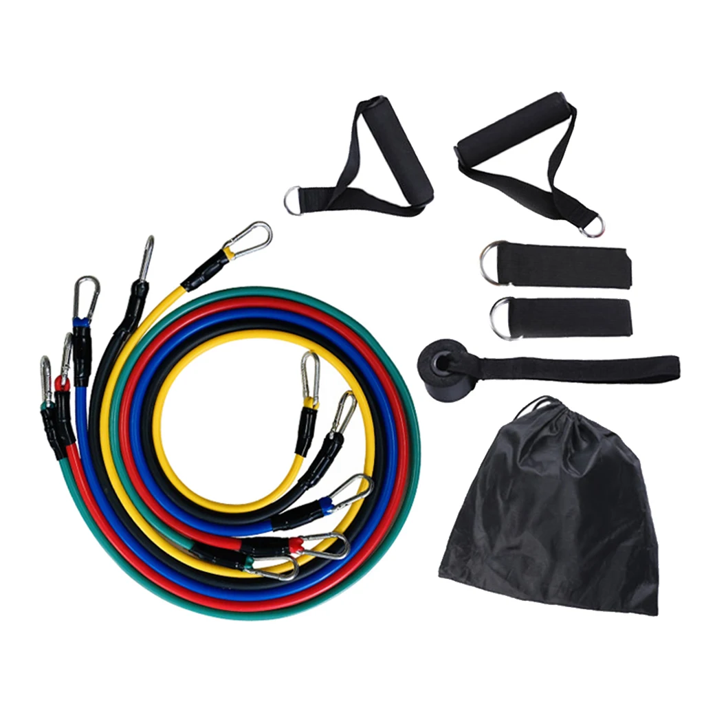 Yoga Pilates Resistance Bands Resistance Band Set (11 Pieces), Exercise Bands
