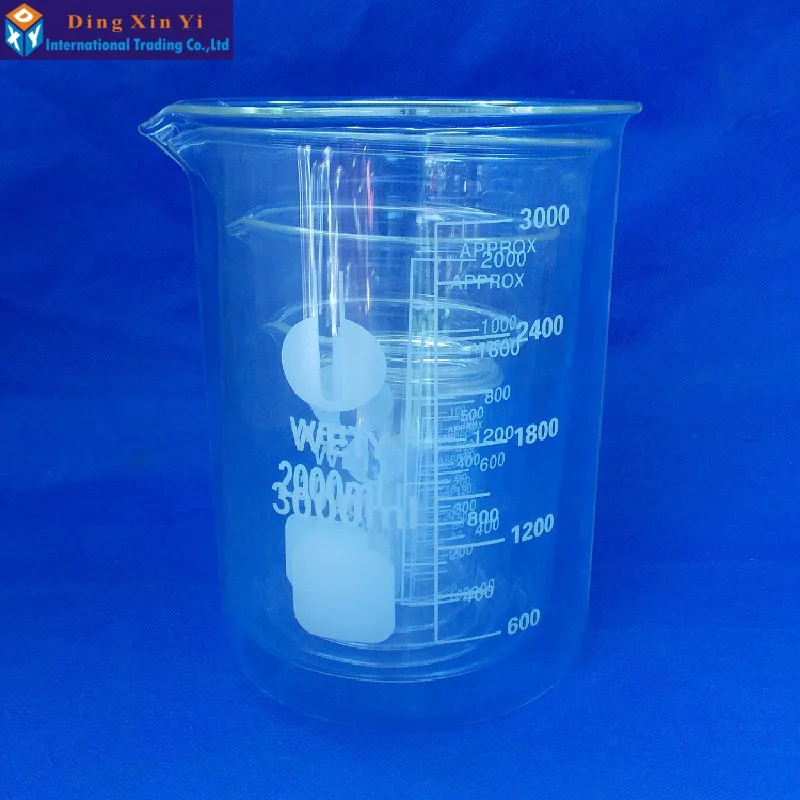 10 Stuks Glazen Bekerset Borosilicaatglas Experiment Maatbeker