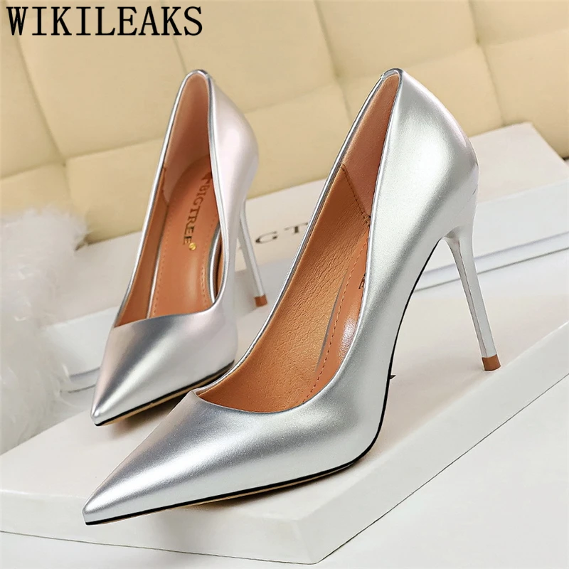 

pointed heels white heels pumps women shoes fetish high heels wedding shoes elegant shoes for woman escarpins sexy hauts talons