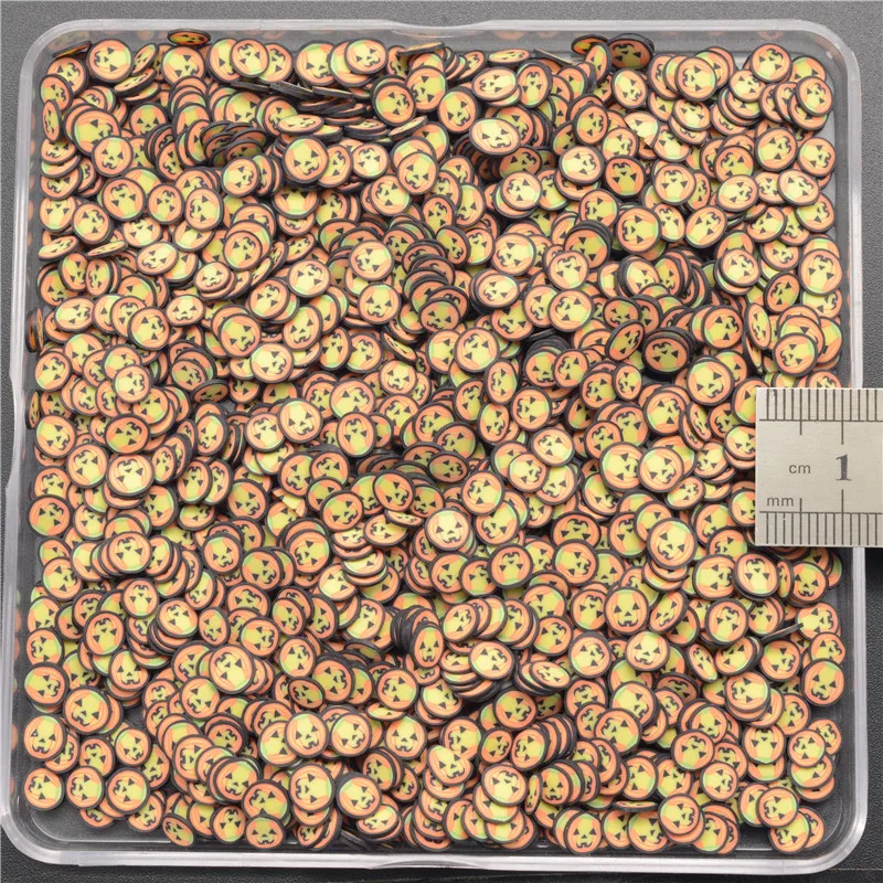 10 г/лот полимерная Горячая глина в форме призрака на Хэллоуин для рукоделия