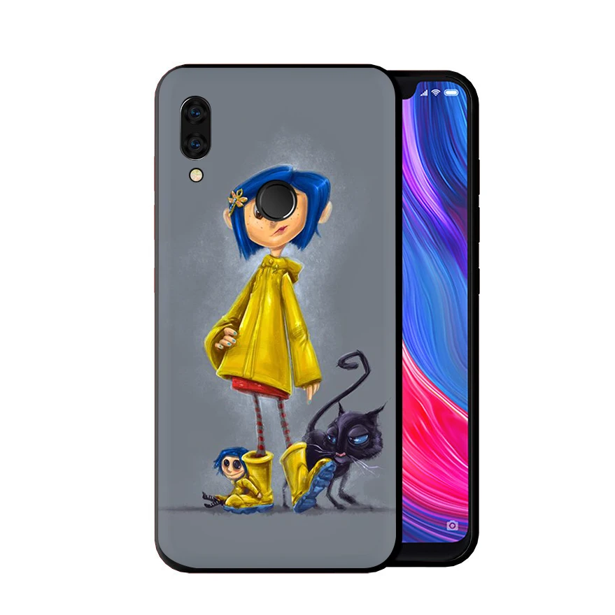 EWAU Coraline фильм ультра тонкий силиконовый чехол для телефона для Xiaomi Redmi Note 4 4X5 6 7 8 Pro 5A Prime 8t - Цвет: B4