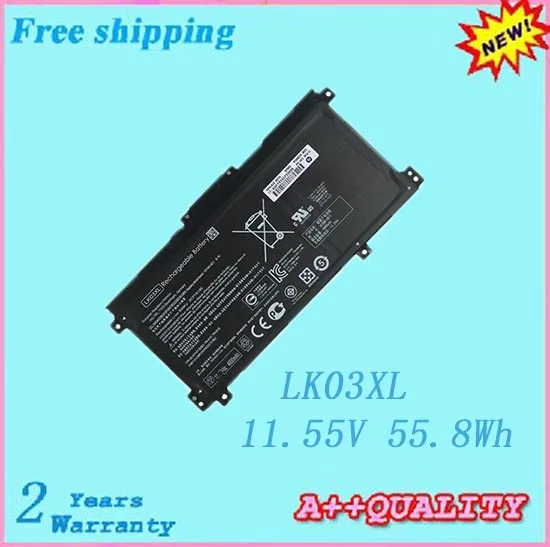 Аккумулятор для ноутбука HP LK03XL HSTNN-UB7I аккумулятор