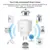 WiFi Smart Plug 16A EU Socket Tuya Smart Life APP Работа с Alexa Google Home Assistant Голосовое управление Power Monitor Timing