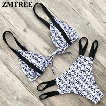 

ZMTREE Sale Size M Push Up Swimwear Women Bandage Bikinis Set Micro Swimsuit Bathing Suit Sexy Beachwear Brazilian