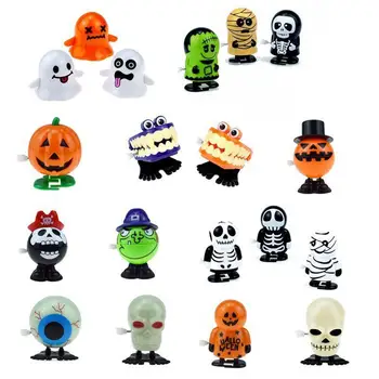 

75MM Transparent Twisted Egg Capsule Ball Clockwork Halloween Walking Ghost Series Twisted Egg Toy Gift