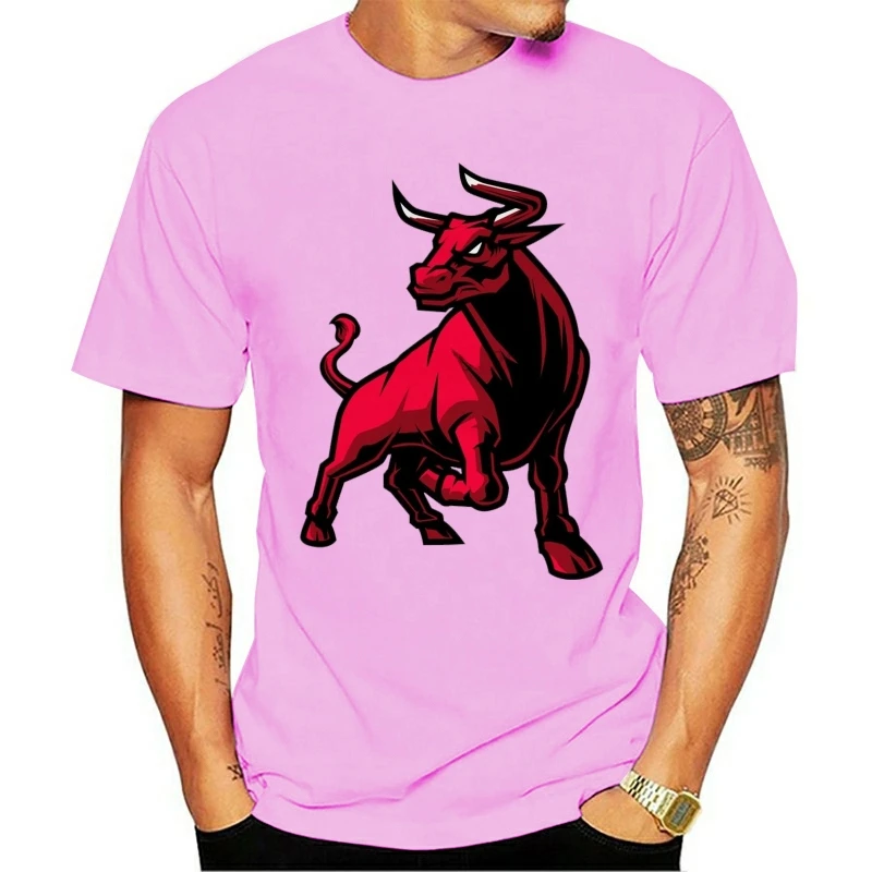 

2020 NEW T Shirt Spanish El Toro Bull Spain Logo Mascot Emblem 100% Cotton Tee Top Plus Size Clothing Tee