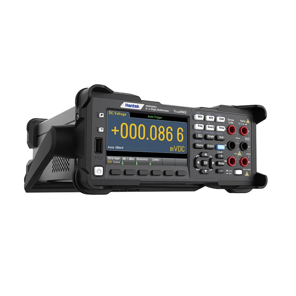 Hantek HDM3065 6 1/2 디지털 멀티미터 True RMS AC DC 전압 전류 테스터 미터 4.3 인치 LCD 디스플레이 데스크탑 멀티미터