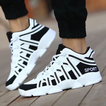 

Men's shoes autumn sports shoes men and women casual Martin boots high help shoes shoes couple large size student running shoes