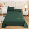 New Product 1pc 100%Polyester Solid Flat Sheet Mattress Covert(pillowcases need order ) 1
