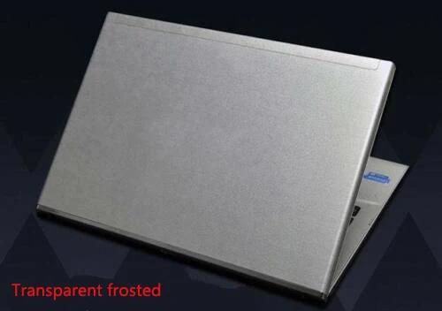 Углеродного волокна ноутбука стикеры наклейки кожного покрытия протектор для lenovo Y471 Y471A 14" - Цвет: Transparent frosted