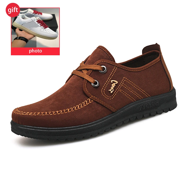 

Old Beijing cloth shoes middle-aged men 2019 spring new men's shoes breathable non-slip dad shoes casual shoes