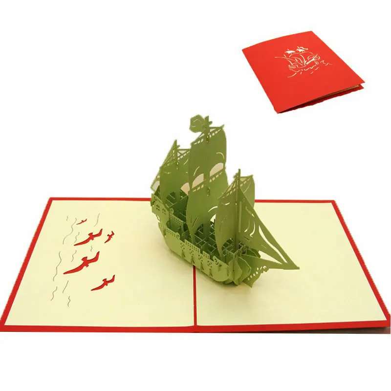 3D DIY Креативные Свадебные Пригласительные открытки 3D всплывающие поздравительные открытки ручной работы Помолвочные валентинки, открытки на годовщину подарок на день счастливые открытки - Цвет: 9