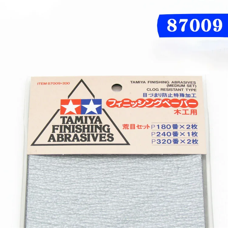 Model Tools Tamiya Finishing Abrasives Sandpaper Sanding Sponge Sheet Set For DIY Plastic Doll Military Model Kit Building Tool