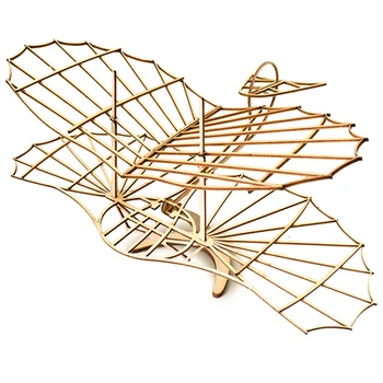 

Wooden Model Plane Assembly Wood Glider Building Kit Adults Construction Toy Smooth Home Decoration Office DIY Craft Collection