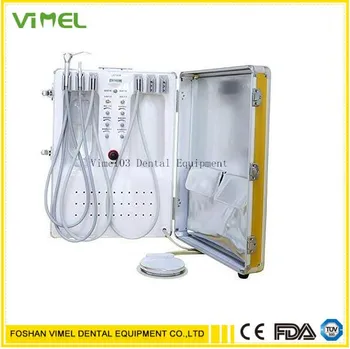 

550W Mobile Cart Portable Turbine Unit Dental Treatment Unit with Air Compressor