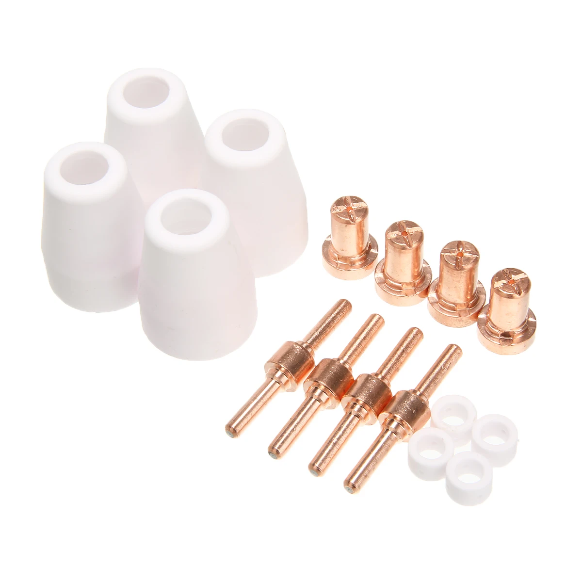 brazing flux 65Pcs Plasma Cutter Tip Electrodes & Nozzles Kit Consumable Accessories For PT31 CUT 30 40 50  Plasma Cutter Welding Tools miller tig torch