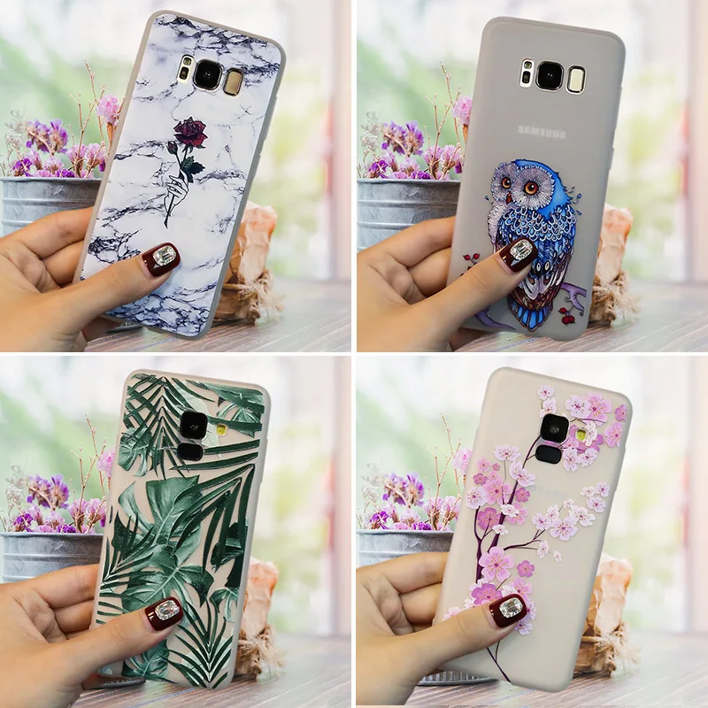 3D чехол для samsung S10E силиконовый Galaxy S8 S9 S10 Plus S6 S7 Edge бампер задняя крышка Lite телефон