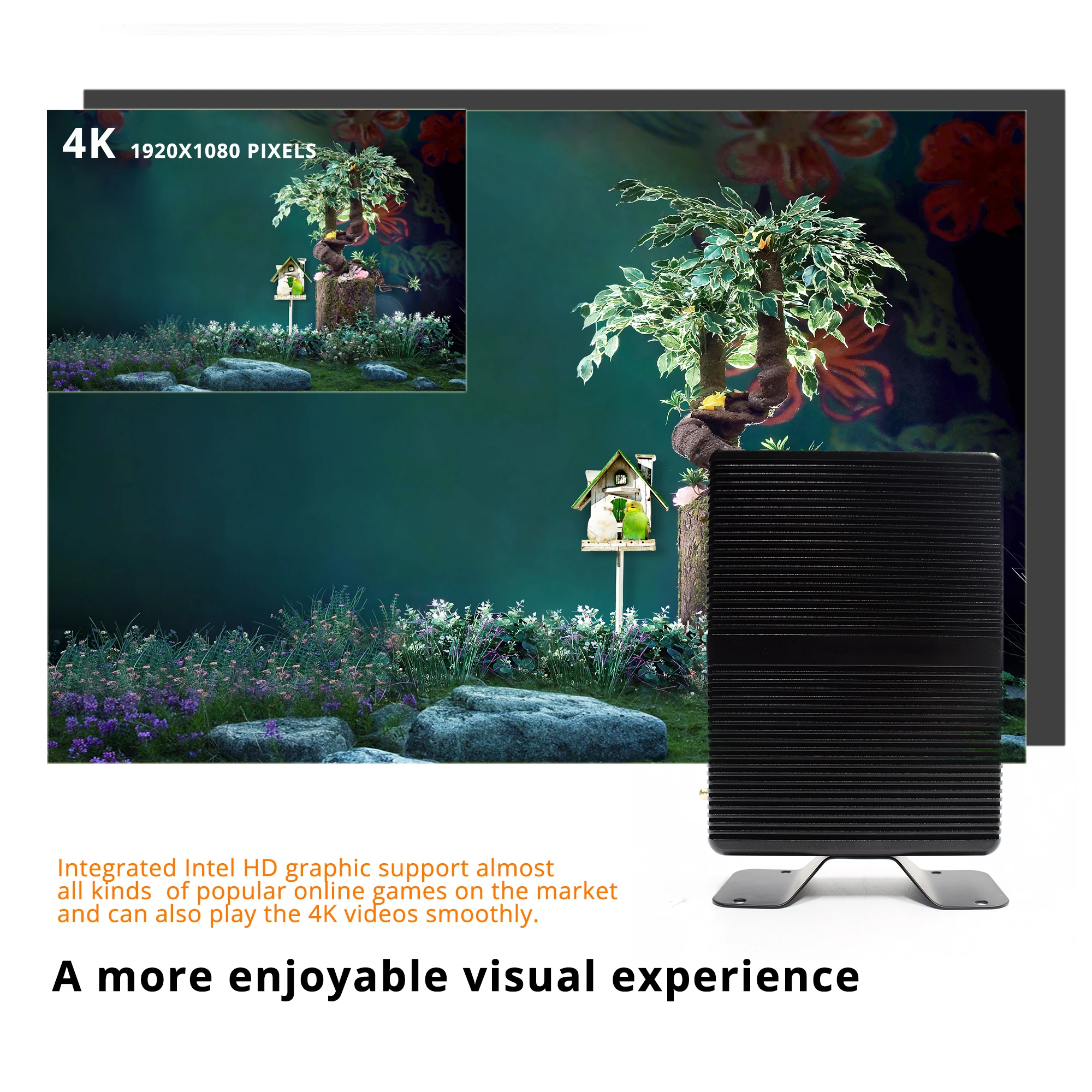 Мини ПК HYSTOU Core i5 7200U i7 5550U Windows 10 HDMI VGA двойной порт дисплея мини HTPC компьютер Linux i3