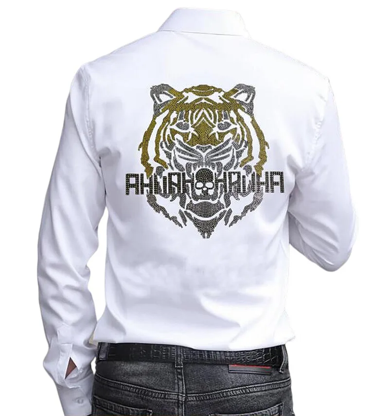 

Модная шелковая одежда для мужчин с аниме, рубашка с длинным рукавом, мужские повседневные стандартные Мягкие Рубашки