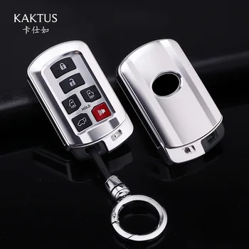 

Car Aluminium Alloy Key Holder Cover Case Shell For Toyota Sienna 2018 2019 2020 Key Bag Protector Accessories