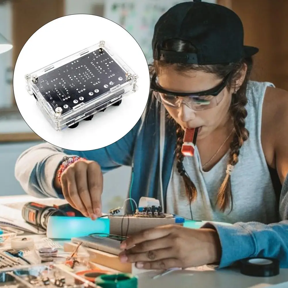ICL8038 мульти-Функция низкочастотный сигнал генератор набор для домашнего мастера DC 12V~ 15V Запчасти с оболочкой XR2206 обновлен