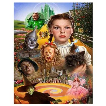 

5D DIY Diamond Embroidery "The Wizard Of Oz" Diamond Painting Cross Stitch Full Square/Round Mosaic Needlework Home Decor