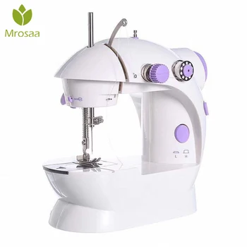 

2019 110/220V Mini Portable Handheld Sewing Machines Stitch Sew Needlework Cordless Clothes Fabrics DIY Electrec Sewing Machine