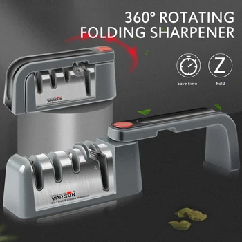 

Folding Handheld Mini Knife Sharpener Portable Professional Knife Sharpener Kitchen Tool Accessories