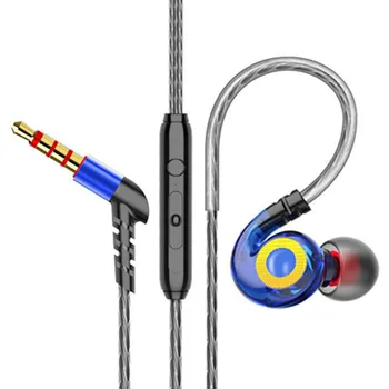 

Born for the Game Heavy Subwoofer Transparent In-Ear Earphone Stereo Bass Earbuds Gaming Earphones With Mic For iPhone Xiaomi