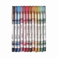 12 шт./компл. красочные подводка для глаз макияж водонепроницаемый подводка для глаз Ручка Красота косметический инструмент