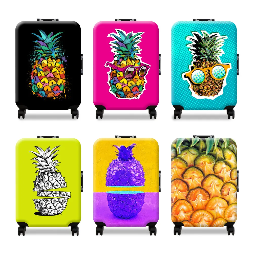 Thick Elastic pineapple Luggage Protective Case Cover for 18 32 inch