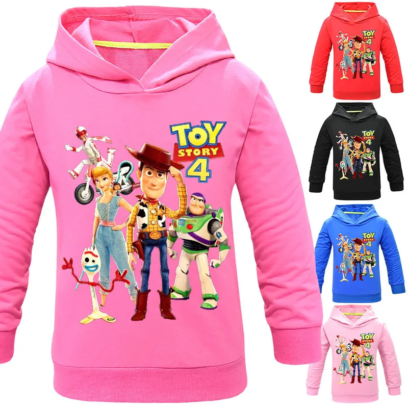 Толстовка с героями мультфильмов игрушка из фильма 4 Forky Alien Woody/Детские топы с принтом для мальчиков и девочек, толстовки в стиле хип-хоп, базовое пальто на весну