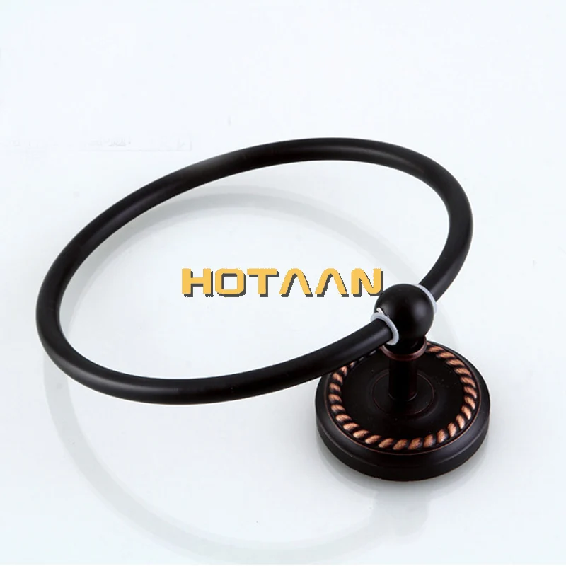 HOT SELLING, ., Bathroom towel holder, solid brass Wall-Mounted Round antique brass Towel Ring ,YT-12291-H