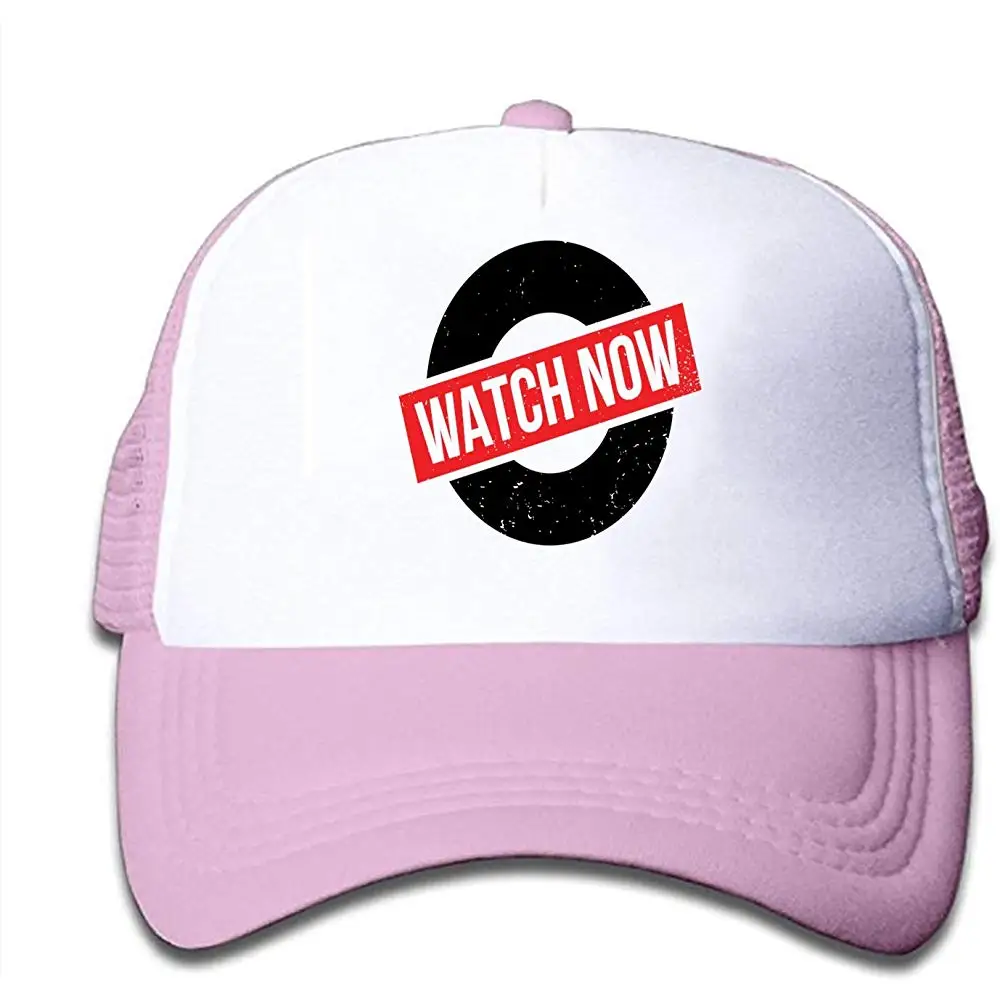 Сетчатая Кепка Watch-Now-черно-красная Кепка водителя грузовика Регулируемая Задняя сетчатая Кепка для малыша