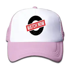 Сетчатая Кепка Watch-Now-черно-красная Кепка водителя грузовика Регулируемая Задняя сетчатая Кепка для малыша