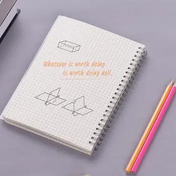 

B5 A5 A6 Spiral Book Coil Notebook To-Do Lined DOT Diary Sketchbook For School Blank Paper Journal Supplies Grid Stationery G8R8