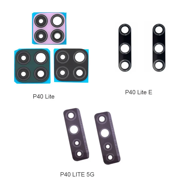Новая задняя камера стекло для Huawei P40 Lite E/Y7P 2020 5G заднего объектива камеры корпуса