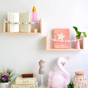 

Kids Room Shelf Wooden Wall Shelf Kids Girl Room Decoration Scandinavian Wooden Cloud Shelf For Children Nursery Decoration
