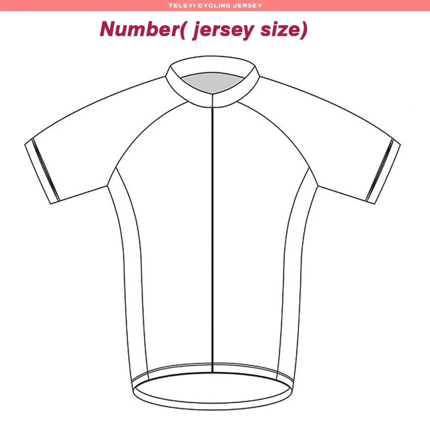 Велосипеды футболка с коротким рукавом - Цвет: jersey only